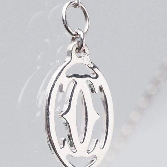 Cartier 18k White Gold and Diamond d'Amour Small Model Necklace - Picture 8 of 8